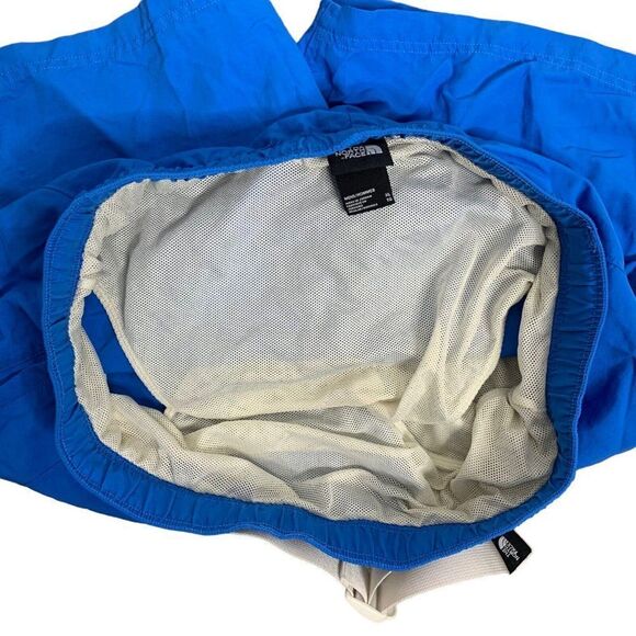 The North Face Belted River Swim Shorts XL Blue Mesh Breif Pockets Elastic Waist - Picture 5 of 6